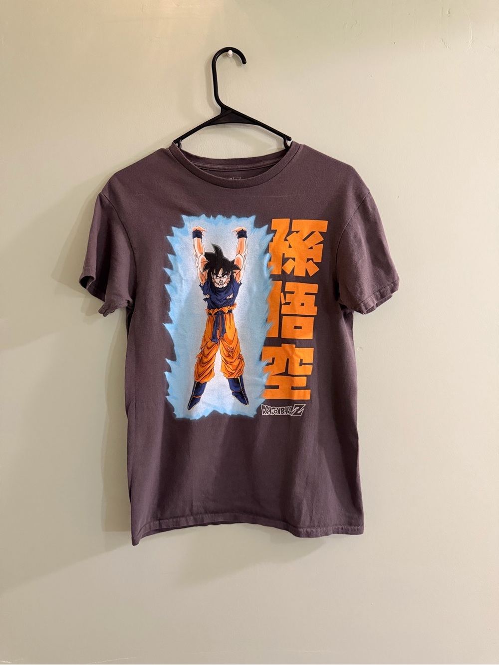 Dragon Ball Z Graphic Tee - Charcoal with Orange Print